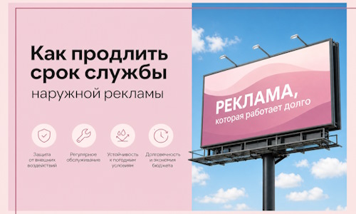 Как продлить срок службы наружной рекламы в  Ишимбае