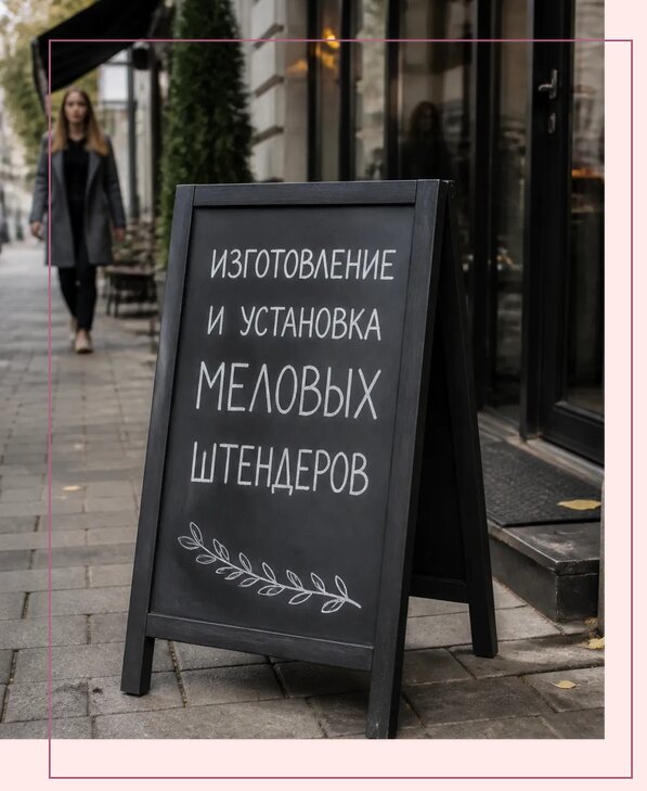 Меловые штендеры в Ишимбае по цене от 6592 р. | Аванза-Шмб